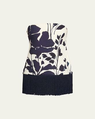 Cara Cara Benita Strapless Fringe Top