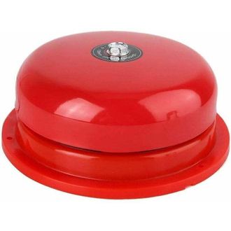 OEM Timbre El&eacute;ctrico De Acero Inoxidable De 100 Db, Tipo Percutor Interno De 6 Pulgadas, Para Alarma Contra Incendios, Evacuaci&oacute;n De Emergencia, Alarma Es