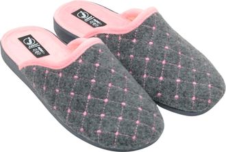 Javer Womens Winter Pointed Shoes, light grey, 7 UK