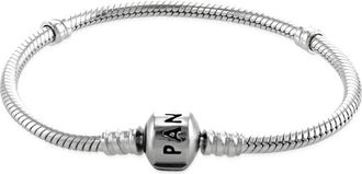 Pandora Moments Snake Chain Bracelet In Sterling Silver, Size 17