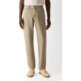 Ermenegildo Zegna Roccia City Fit Jeans in Light Taupe at Nordstrom, Size 36