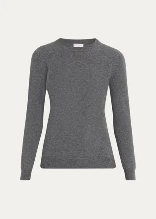 Brunello Cucinelli Cashmere Fitted Crewneck Sweater