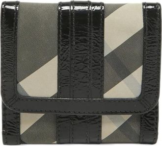 Burberry Portafoglio a quadri - Nero