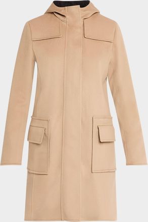 Akris Duffle Reversible Hooded Coat