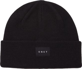 Obey Virgil Beanie - Heren - Hoeden - Zwart - ONE Size - Accessoires