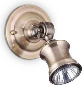 Ideal Lux Ideal Lux - Barber - 1 lámpara de pared ligera con acabado bruñido, GU10