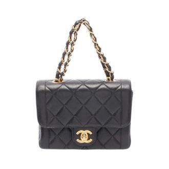 Chanel Pre-owned Matelasse Lamsleer Schoudertas - Dames - Pre-owned - Zwart - Maat: ONE Size Leer