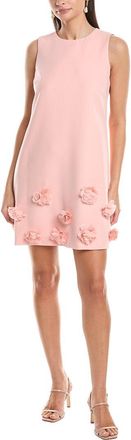 Anne Klein Rosette Hem Sleeveless Shift Dress