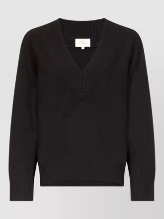 Loulou Studio v neck knitted sweater long sleeves
