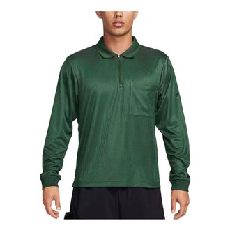 Nike Sportswear Tech Pack Mens Dri-FIT 1/2-Zip Long-Sleeve Top Green FB7382-323