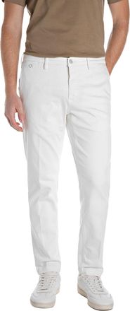 Replay chino wit Benni hyperflex effen slim fit