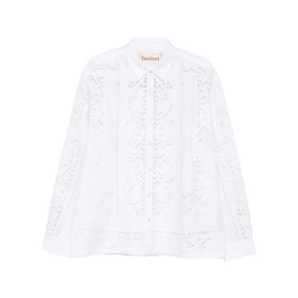 Baziszt Casual Shirts, male, White, Size: XL Minster Shirt