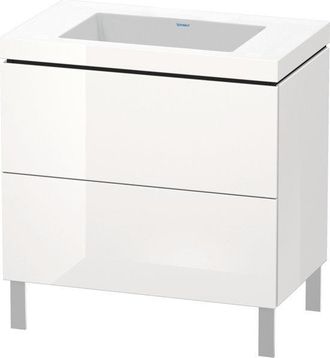 Duravit Duravit - Lavamanos Para Muebles L-cube C-bonded Con Base De Pie