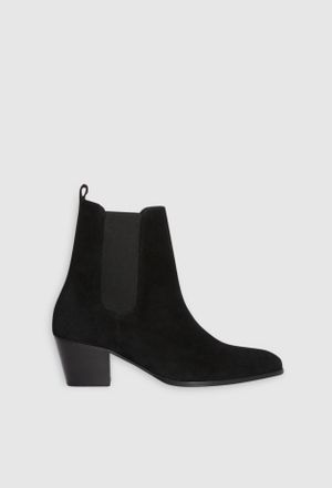 Claudie Pierlot Bottines noires cuir suede