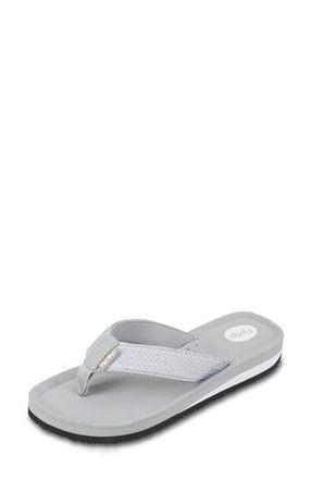 Floopi Sofia Sparkly Flip Flop in Grey at Nordstrom Rack, Size 10