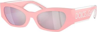 Dolce & Gabbana Acetaat zonnebril - Dames - Zonnebrillen - Veelkleurig - 48 MM - Accessoires