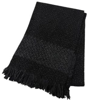 Chanel Pre-owned Scarves, unisex, Black, Size: ONE SIZE Pre-owned Vintage Shawl