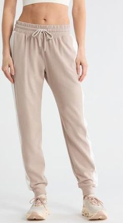 Yogalicious Stripe Fleece Joggers in Shadow Rock at Nordstrom Rack, Size X-Small
