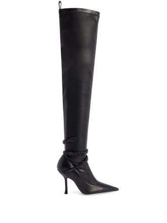 Rene Caovilla 105mm Juniper boots - Black