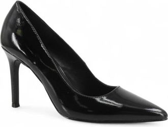 Steve Madden Schoenen, Dames, Zwart, 38 1/2 EU, Leer, Décolléte