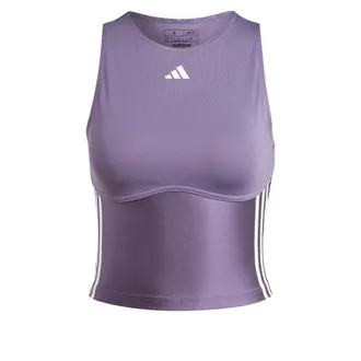 adidas (WMNS) adidas Hyperglam Shine Crop Tank Top Asia Sizing Pueple IN6822