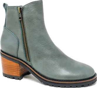 Django & Juliette Womens Birdi Boot In Dark Olive Leather