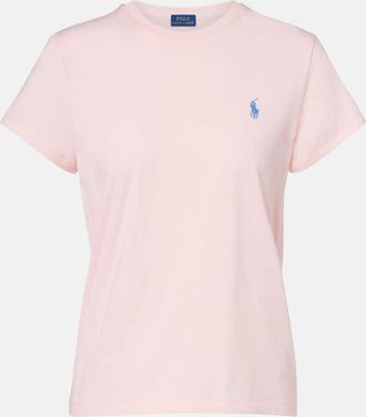 Polo Ralph Lauren Embroidered cotton jersey T-shirt