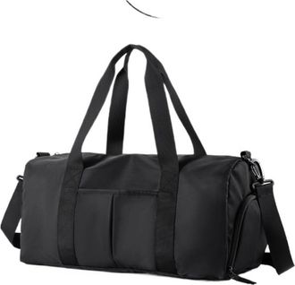 Generic Foldable Travel Duffel Bag, Compatible For Men 37L Waterproof Sports Tote Gym Shoulder Weekender Overnight Bags Large Capacity(Blue)