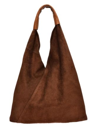 Anna Luchini Bordeauxrood Rundleer Tas