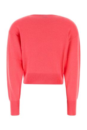 Le Kasha Womens Fuchsia Cashmere Menorca Sweater Rose Exterior: Organic Felpe