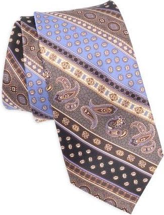 Robert Graham Paisley Print Tie in Black at Nordstrom Rack