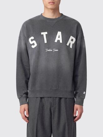 Golden Goose Contrast Logo Cotton Crewneck Jumper