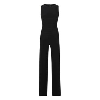 Norma Kamali Shirred Waist Jumpsuit