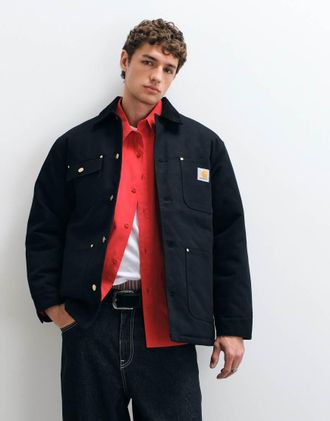 Carhartt Work in Progress OG giacca da lavoro nera-Nero