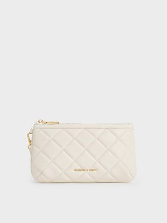 Charles & Keith Cressida Quilted Wristlet