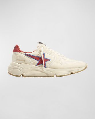 Golden Goose Men & apos;s Running Sole Nylon Runner Sneakers