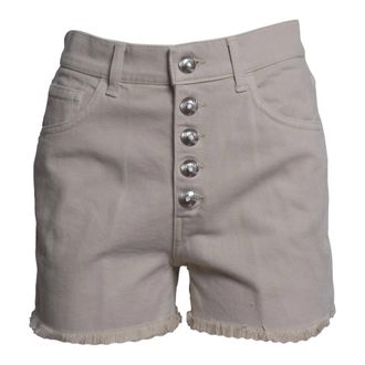 Dondup Denim Shorts, female, Beige, Size: W27 Stella 5-pocket Denim Shorts