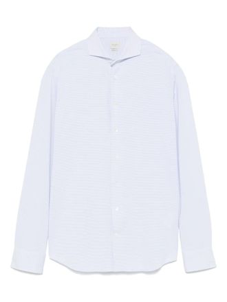 Traiano cutaway-collar shirt - Blue