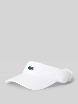 Lacoste Sport Visor Cap mit Logo-Applikation in Weiss, Gr&ouml;&szlig;e 1