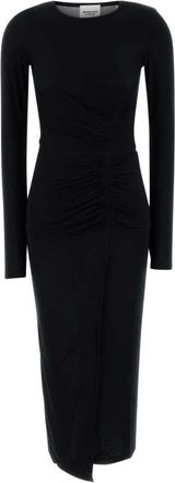 Isabel Marant Jelina Jurk - Dames - Casual kleedjes - Zwart - S - Leer - Kleedjes