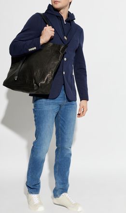 Eleventy Jacket With A Detachable Hood, Mens, Navy Blue