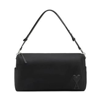 Ami Shoulder Bags, female, Black, Size: ONE SIZE Marcel Large Shoulder Bag