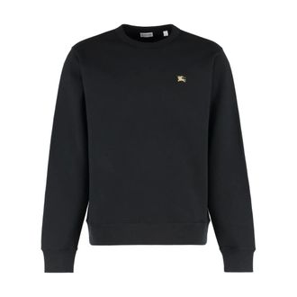 Burberry Heren, Sweatshirts & Hoodies, Zwart, Maat: XL Katoen