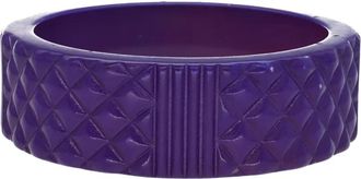 Vintage geometric bracelet - women - Acrylic Glass - One Size - Purple