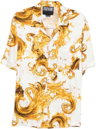 Versace Jeans Couture White Regular Solid Shirt