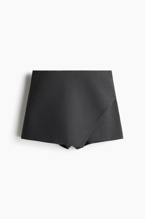 H&M Skort im Wickelschnitt - Grau