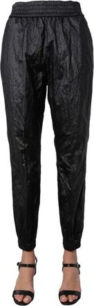 Fabiana Filippi Tapered Track Pants With Crinkled Texture