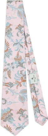 Etro Cravatta a fiori - Rosa