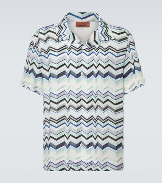 Missoni Camicia da bowling a zig-zag