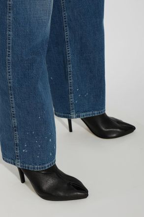 Maison Margiela Heeled Ankle Boots With Tabi Split Toe, Womens, Black